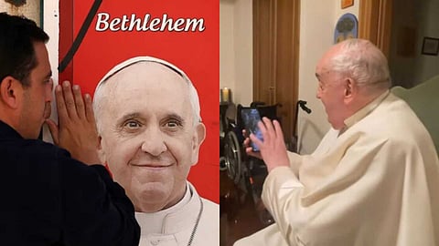 'നന്ദി, നിങ്ങളുടെ സേവനങ്ങൾക്കും പ്രാർത്ഥനകൾക്കും'; ഗാസാ മുനമ്പിലെ പള്ളിയിലേക്കുള്ള അവസാന കോളില് പാപ്പ പറഞ്ഞു