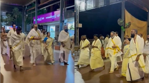ഗുരുവായൂർ ക്ഷേത്രത്തിൽ രാജീവ് ചന്ദ്രശേഖറിന്റെ റീല്സ് ചിത്രീകരണം; വീഡിയോ ശ്രദ്ധയിൽപ്പെട്ടില്ലെന്ന് ദേവസ്വം