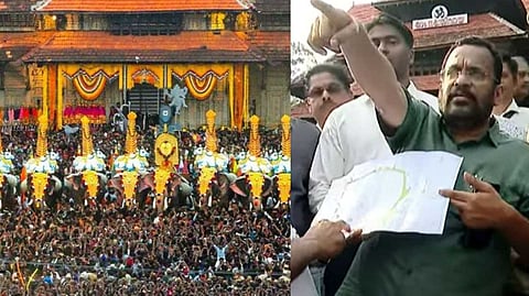 'വെടിക്കെട്ടിന് മുമ്പ് മാഗസിന് ഒഴിവാക്കുന്നതിനെക്കുറിച്ച് ആലോചിക്കുന്നു'; തേക്കിന്കാട് മൈതാനിയില് മന്ത്രിയുടെ നേതൃത്വത്തില് പരിശോധന