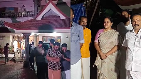 ശോഭാ സുരേന്ദ്രൻ്റെ തൃശൂരിലെ വീടിനു സമീപം സ്ഫോടക വസ്തു പൊട്ടിത്തെറിച്ചു; സിസിടിവി ദൃശ്യങ്ങൾ കേന്ദ്രീകരിച്ച് അന്വേഷണം