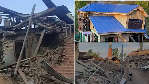 കശ്മീരില് മൂന്ന് ഭീകരവാദികളുടെ വീടുകള് കൂടി തകര്ത്ത് സുരക്ഷാസൈന്യം; ഭീകരർക്കായി തെരച്ചിൽ ഊർജിതം