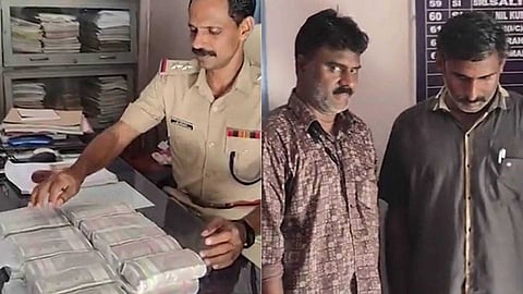 കൊല്ലം പുനലൂർ റെയിൽവേ സ്റ്റേഷനിൽ വീണ്ടും കള്ളപ്പണം പിടികൂടി; രണ്ട് തമിഴ്നാട് സ്വദേശികൾ പിടിയിൽ