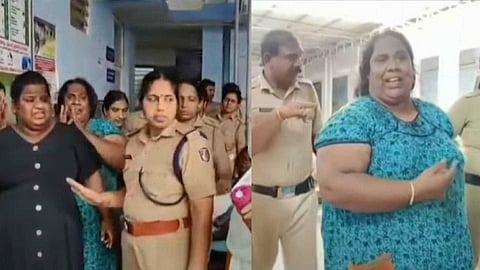 പൊലീസിനെ മർദിച്ച നജുമയും സൻസയും