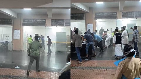 കോഴിക്കോട് മെഡിക്കല് കോളേജ് ആശുപത്രിയിലെ കാഷ്വാലിറ്റിയില് പുക; ഷോര്ട്ട് സര്ക്യൂട്ടെന്ന് നിഗമനം