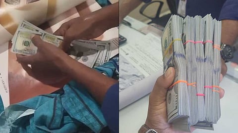 പുസ്തകത്തിൽ ഒളിപ്പിച്ച നിലയില് പണം; നെടുമ്പാശേരി വിമാനത്താവളത്തിൽ നിന്നും 42 ലക്ഷത്തോളം വിദേശ കറന്സി പിടികൂടി