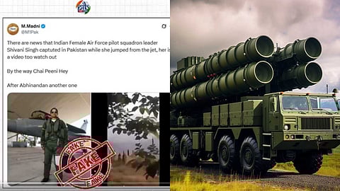 ഇന്ത്യൻ വനിതാ പൈലറ്റിനെ പാകിസ്ഥാൻ പിടികൂടിയിട്ടില്ല, എസ് 400 ന് കേടുപാടുകളില്ല; വ്യാജ വാർത്തകൾ തള്ളി പ്രതിരോധ വകുപ്പ്