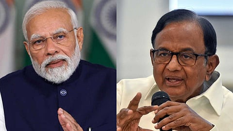 നരേന്ദ്ര മോദി, പി. ചിദംബരം