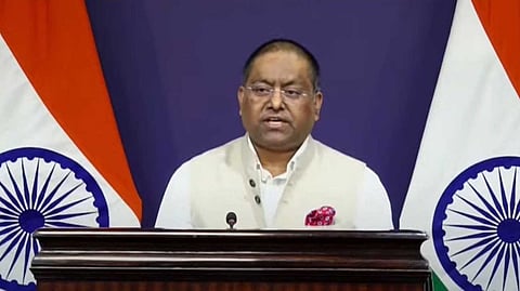 കശ്മീരിൽ മൂന്നാം കക്ഷി ഇടപെടല് അനുവദിക്കില്ല; അവശേഷിക്കുന്ന ഒരേയൊരു വിഷയം പാക് അധിനിവേശ കശ്മീര്: വിദേശകാര്യ വക്താവ്