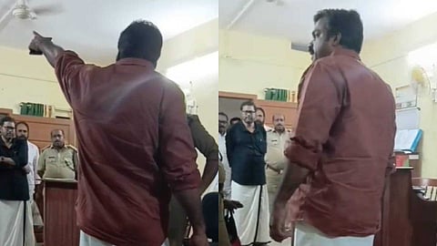 "വീണ്ടും നക്സലുകൾ വരും, സ്റ്റേഷൻ കത്തിക്കും"; കോന്നി ഫോറസ്റ്റ് സ്റ്റേഷനിൽ കെ.യു. ജനീഷ് കുമാർ എംഎൽഎയുടെ രോഷപ്രകടനം