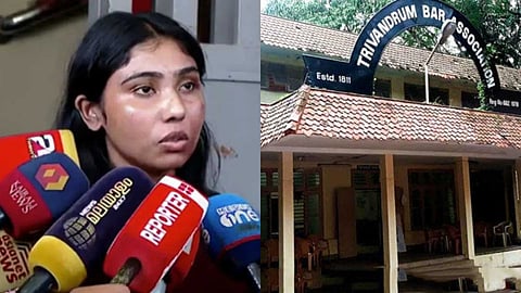 "പ്രതിയുടെ അംഗത്വം റദ്ദാക്കണം"; അഭിഭാഷകയെ മര്ദിച്ച സംഭവത്തിൽ ബാര് കൗണ്സിലിന് റിപ്പോര്ട്ട് നല്കി ട്രിവാന്ഡ്രം ബാര് അസോസിയേഷന്