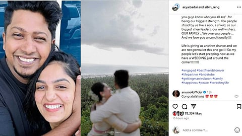 "സമാധാനത്തോടെ ചാരി നിൽക്കാനുള്ള തോളായതിനും മകൾക്ക് നല്ല അച്ഛനായതിനും നന്ദി "; വിവാഹിതയാകുന്നുവെന്ന് നടി ആര്യ ബാബു, വരൻ ബിഗ് ബോസ് താരം സിബിൻ