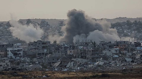 ഗാസയിലെ ഇസ്രയേൽ ആക്രമണം (ഫയൽ ചിത്രം)