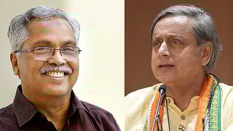 ബിനോയ് വിശ്വം, ശശി തരൂര്