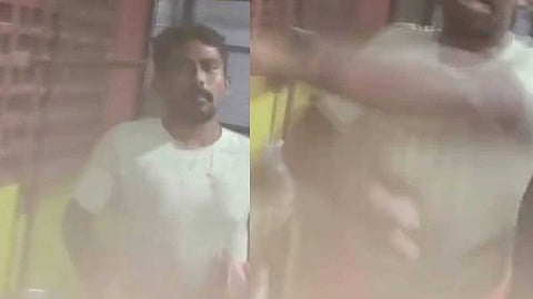 അക്രമത്തിൻ്റെ ദൃശ്യങ്ങൾ