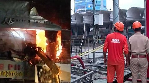 കോഴിക്കോട്ടെ വസ്ത്ര ഗോഡൗണിലെ തീപിടിത്തം: 75 കോടിയുടെ നഷ്ടമെന്ന് പ്രാഥമിക വിലയിരുത്തല്; ജില്ലാ കളക്ടറുടെ നേതൃത്വത്തില് ഇന്ന് പരിശോധന