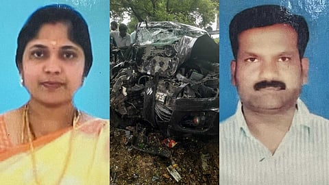 തമിഴ്നാട് തിരുപ്പൂരില് വാഹനാപകടം; ഒരു കുടുംബത്തിലെ മൂന്ന് പേർക്ക് ദാരുണാന്ത്യം, മരിച്ചത് മലയാളികള്