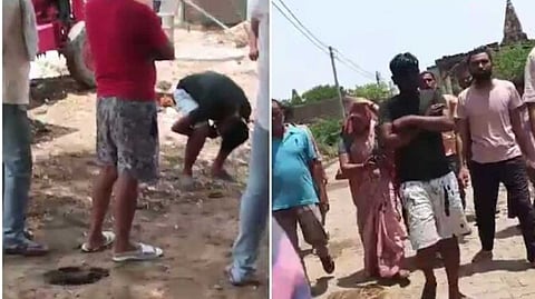 ഉത്തര്പ്രദേശില് യുവതിയോട് അതിക്രമം കാണിച്ചെന്ന് ആരോപണം; യുവാവിനെ ആള്ക്കൂട്ടം മര്ദിച്ച് മൂത്രം കുടിപ്പിച്ചു