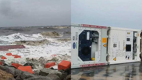 കൊല്ലം, ആലപ്പുഴ തീരങ്ങളിൽ അടിഞ്ഞ കണ്ടെയ്നറുകൾ കസ്റ്റംസ് കണ്ടുകെട്ടും; ജനങ്ങൾക്ക് ജാഗ്രതാ നിർദേശം