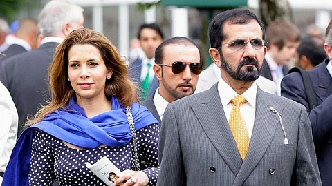 Sheikh Mohammed Bin Rashid Al-Maktoum and his estranged wife, Princess Haya Bint Al-Hussain