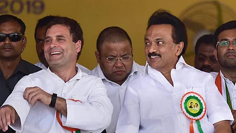 ரகுல் காந்தியுடன் ஸ்டாலின்