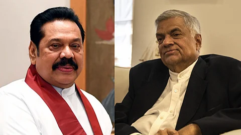Mahinda Rajapaksa and Ranil Wickramasinghe