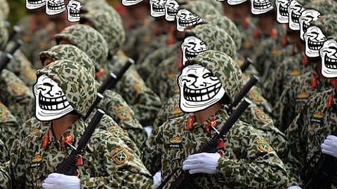 Unregulated online content creating a propaganda war