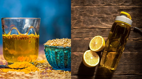 சீரக தண்ணீர் மற்றும் எலுமிச்சைத் தண்ணீர்