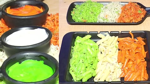 Tricolour food