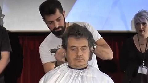 Greek hairdresser