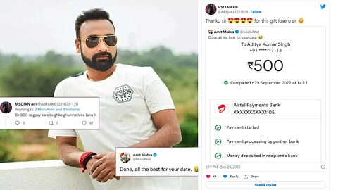 காதலியுடன் டேட்டிங் செல்ல ரூ.300 கேட்ட ரசிகர் - Gpay மூலம் ரூ.500 வழங்கிய அமித் மிஸ்ரா