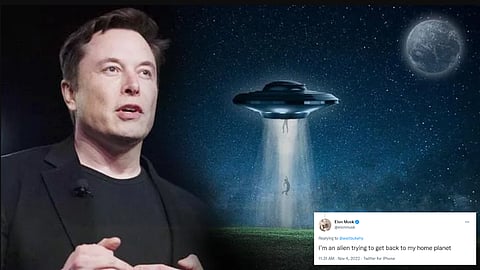 எலான் மஸ்க் ஒரு ஏலியனா? - அவரே கிளப்பிவிட்ட வதந்தி இணையத்தில் வைரல்!