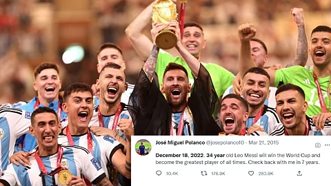 FIFA World Cup 2022: "மெஸ்ஸி உலக கோப்பையை கைப்பற்றுவார்" - 7 ஆண்டுகள் பழைய ட்வீட் வைரல்!