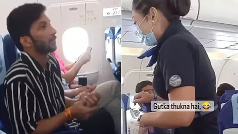 நடுவானில் பறக்கும் விமானத்தின் கதவை திறக்க சொன்ன பயணி; சிரித்த விமான பணியாளர் - ஏன்?