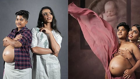 சஹத் - ஜியா: பெற்றோராகும் இந்தியாவின் முதல் மூன்றாம் பாலின தம்பதி! ஃபோட்டோஷூட் வைரல்