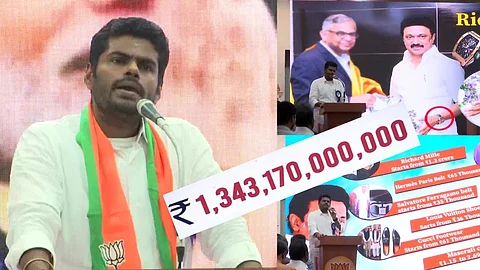அண்ணாமலை : DMK Files வெளியீடு - யார் யாருக்கு எத்தனை கோடி சொத்து?