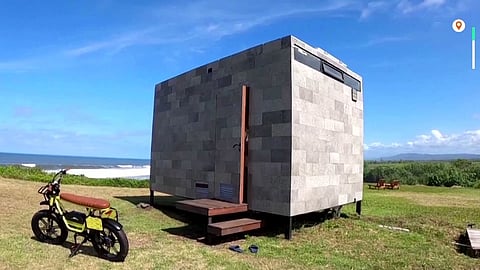 Man builds tiny house from 35,000 plastic bags