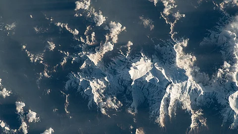 UAE Astronaut shares breathtaking glimpse of Himalayas from space, see pics