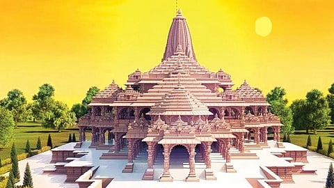 அயோத்தி ராமர் கோவில் : கருவறைக்குள் நிறுவப்பட்ட குழந்தை ராமர் சிலை!