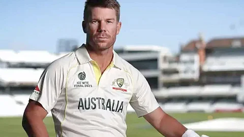 David Warner: ஹெலிகாப்டர் மூலம் மைதானத்திற்குள் மாஸ் எண்டரி கொடுத்த டேவிட் வார்னர்