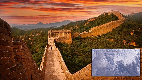 விண்வெளியில் இருந்து சீனப் பெருஞ்சுவர் பார்க்க முடியுமா? உண்மை என்ன?