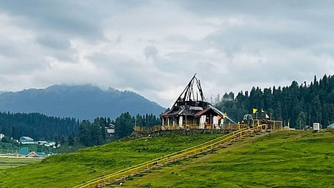 Gulmarg: Iconic 106-year-old Maharani Temple gutted in massive fire