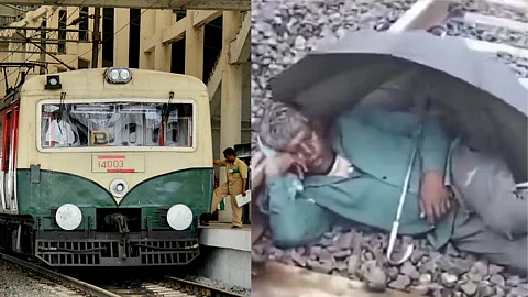 தண்டவாளத்தில் தலைவைத்த நபர்