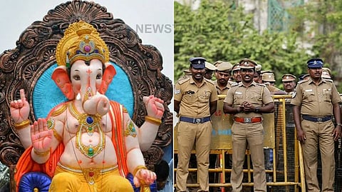 போலீசார் பாதுகாப்பு பணி