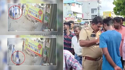 இளைஞரை தாக்கிய 3 பேர்