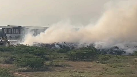 Garbage fire kovai