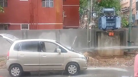 TPT Car fire