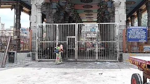 TVM Temple gate closed