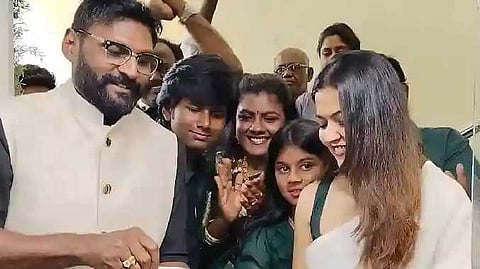 Theni actress open shop