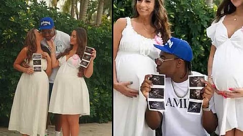Mother and daughter are pregnant;