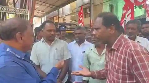 CHN MGR Nagar water protest